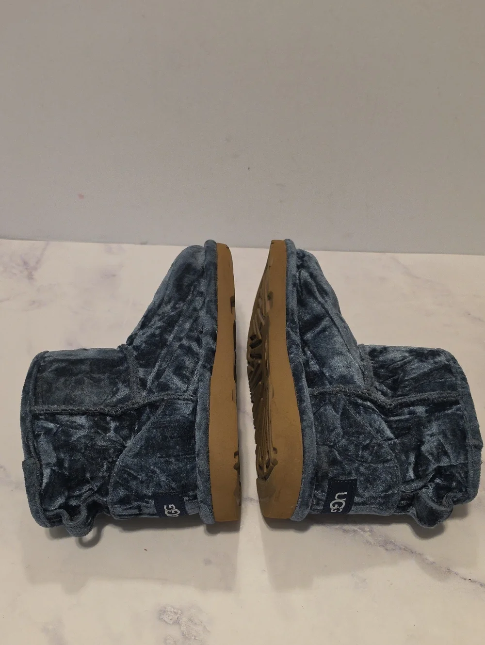 UGG Kids Plush Winter Boot - Blue